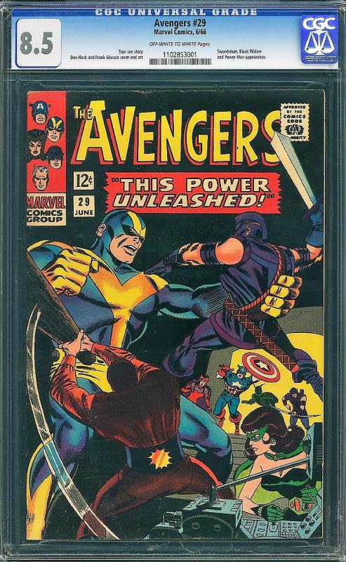 Avengers #29 (DC, 1966) CGC 8.5