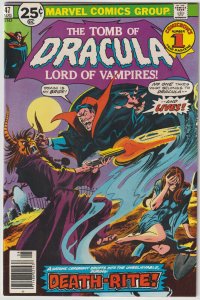 Tomb of Dracula #47 (Aug 1976, Marvel), NM+ condition (9.6)