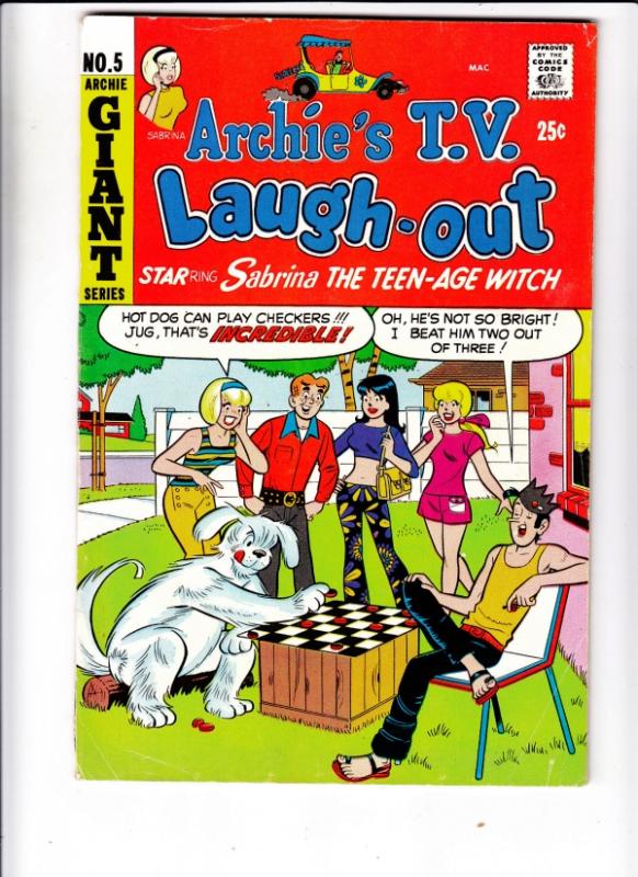 Archie's TV Laugh Out #5 (Nov-70) FN Mid-Grade Archie