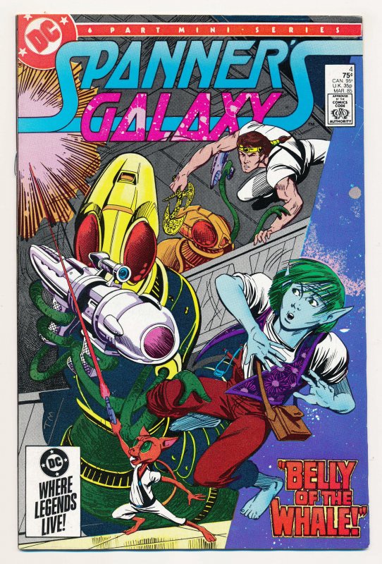 Spanners Galaxy (1984 DC) #1-6 FN/VF Complete series