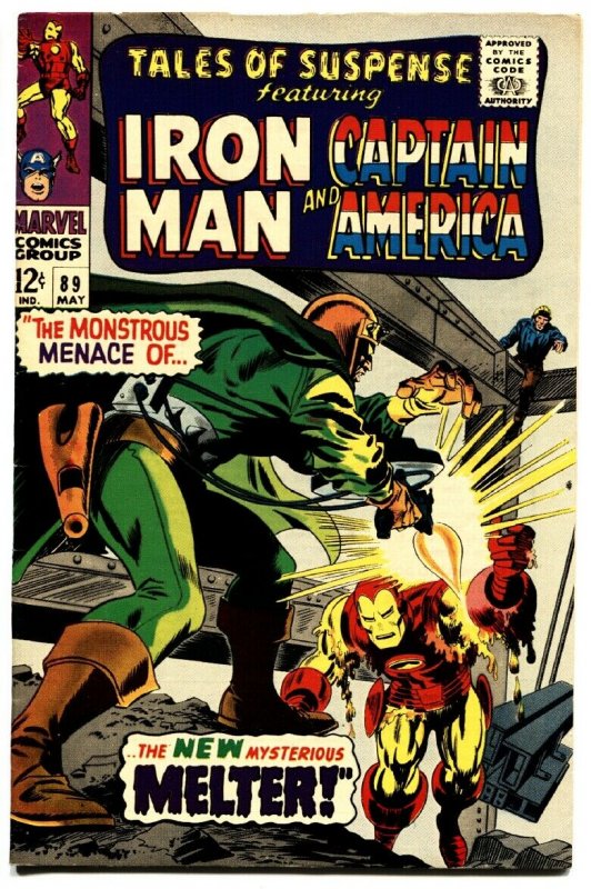 TALES OF SUSPENSE #89 comic book 1967-iron man-CAPTAIN AMERICA