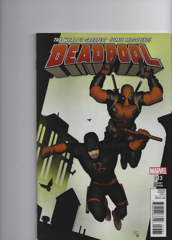 The Worlds Greatest Comic Magazine Deadpool 13 Variant Comic Books Modern Age Marvel