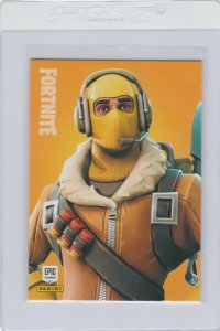 Fortnite Raptor 282 Legendary Outfit Panini 2019 trading card series 1