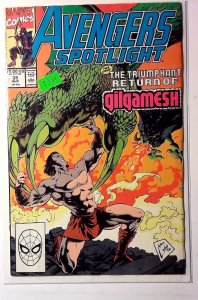 Avengers Spotlight #35 (1990) Marvel Comics Gilgamesh 1st Print Comic Book