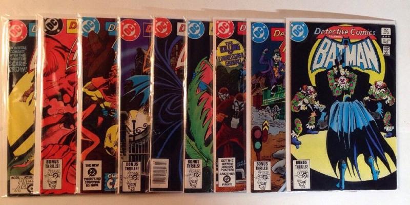 Detective Comics 531 532 533 534 536 537 538 539 540 Near Mint Lot Set Run