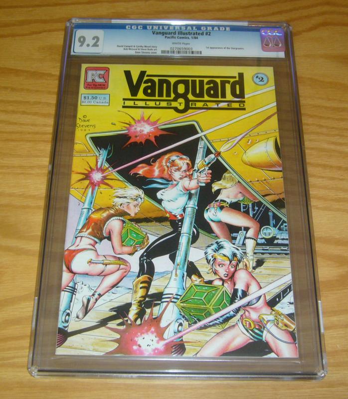 Vanguard Illustrated #2 CGC 9.2 pacific comics - dave stevens - 1st stargrazers