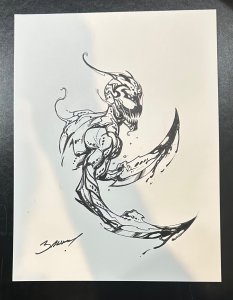 ORIGINAL MARK BAGLEY CARNAGE COMIC ART SKETCH