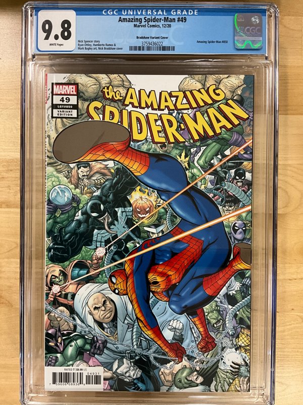 The Amazing Spider-Man #49 Bradshaw Cover (2020) CGC 9.8
