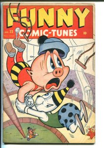 Funny Comic-Tunes #23 1946-Timely-final issue-Kurtzman-Tessie-Millie-FN MINUS