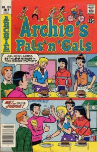 Archie's Pals 'n Gals #124 VG ; Archie | low grade comic Hamburger Cover