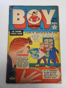 Boy Comics #81 (1952) GD/VG Condition cover detached top staple