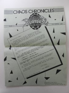 Official Turtle Force Newsletter W/ Various Signatures and remarks