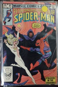 SPECTACULAR  SPIDER-MAN #  81  1983 MARVEL DISNEY  CLOAK AND DAGGER