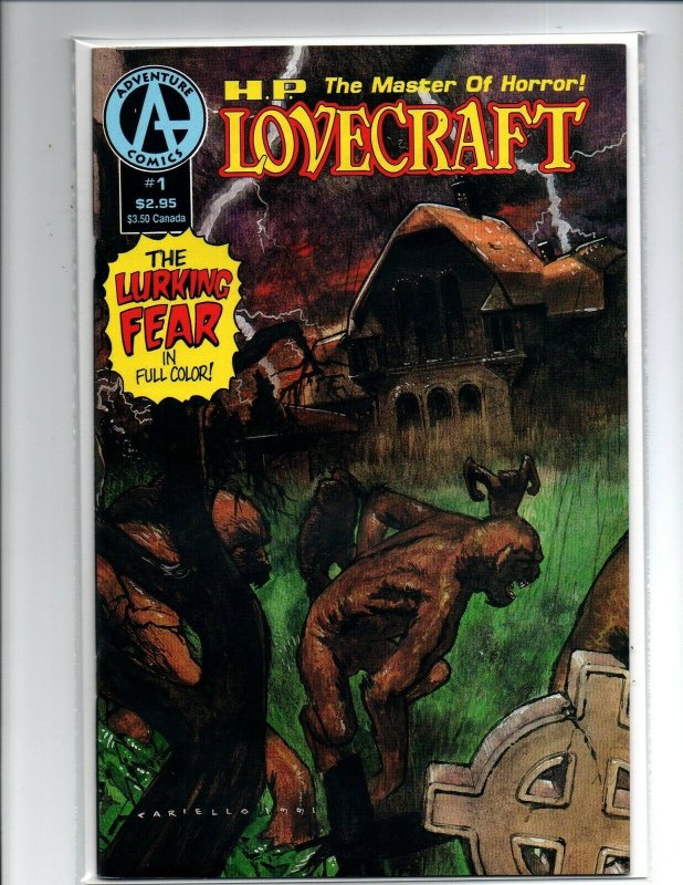 H.P. Lovecraft The Lurking Fear #1 - Adventure Comics - 1991 - Very Fine+