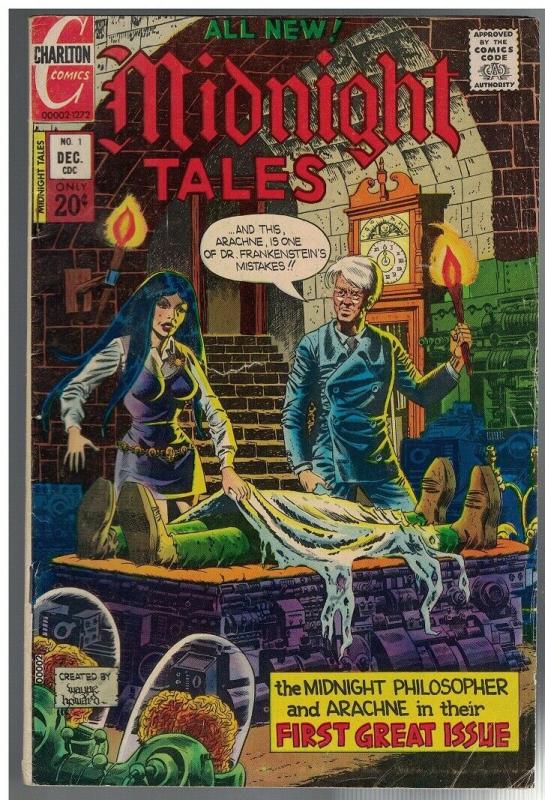 MIDNIGHT TALES (1972 CH) 1 VG+  Dec. 1972