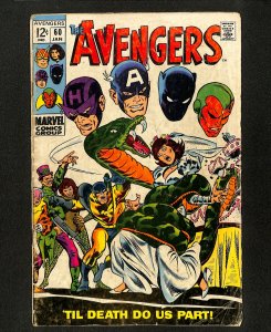 Avengers #60 John Buscema Cover Art!