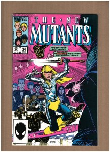 New Mutants #34 Marvel Comics 1985 Chris Claremont Magik, Storm VF+ 8.5