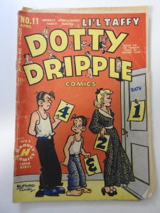 Dotty Dripple #11 FR Cond cover and 1st wrap detached, ink interior puzzle pg