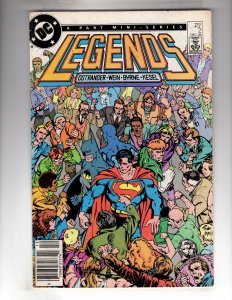 Legends #2 (1986) VF- John Byrne Story & Art!  / EBI#2