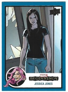 2022 Marvel Beginnings Vol 2 Series 1 Blue Border #142 Jessica Jones