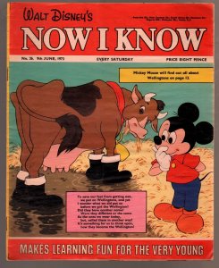 Walt Disney's Now I Know #35 1973-U.K-Mickey Mouse-G