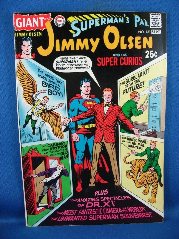 Superman's Pal, Jimmy Olsen #131 (Aug-Sep 1970, DC) F VF GIANT