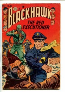 BLACKHAWK  #66-1953-QUALITY-RED EXECUTIONER-ANTI COMMIE-vg
