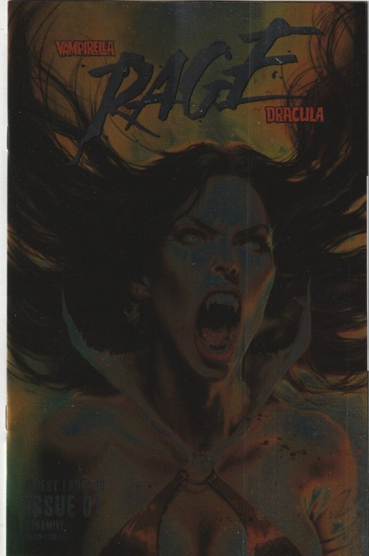 Vampirella Dracula Rage # 1 Foil Variant FOC Cover V NM Dynamite [R4]