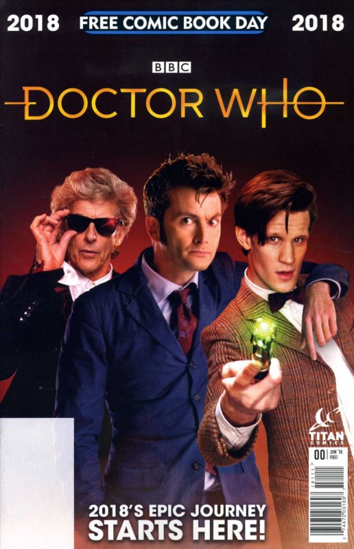Doctor Who (Titan) FCBD #2018 FN ; Titan | David Tennant Matt Smith