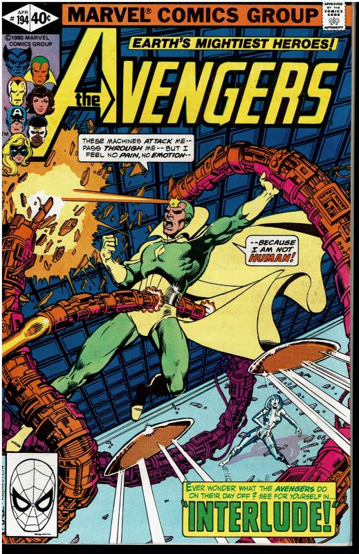 Avengers #197, 9.0 or Better