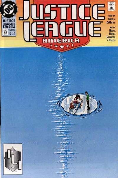 Justice League (1987 series) #35, VF+ (Stock photo)