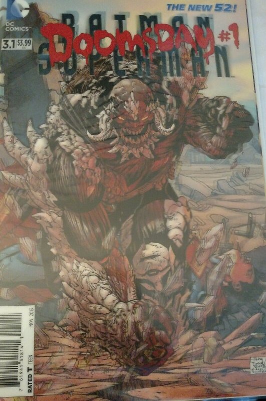 BATMAN/SUPERMAN #3.1 (Doomsday)(3-D Motion Cover) 9.8 or Better