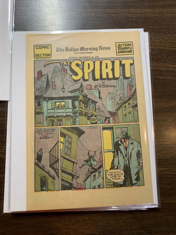 The Spirit Comic Book Section Newspaper Very Fine Or Better 1942 December 20