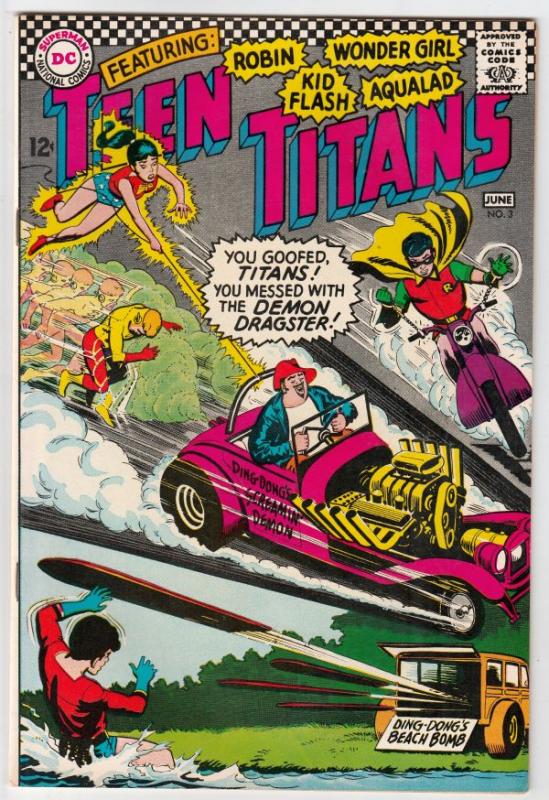 Teen Titans, The #3 (May-66) VF/NM High-Grade Kid Flash, Robin, Wonder Girl, ...