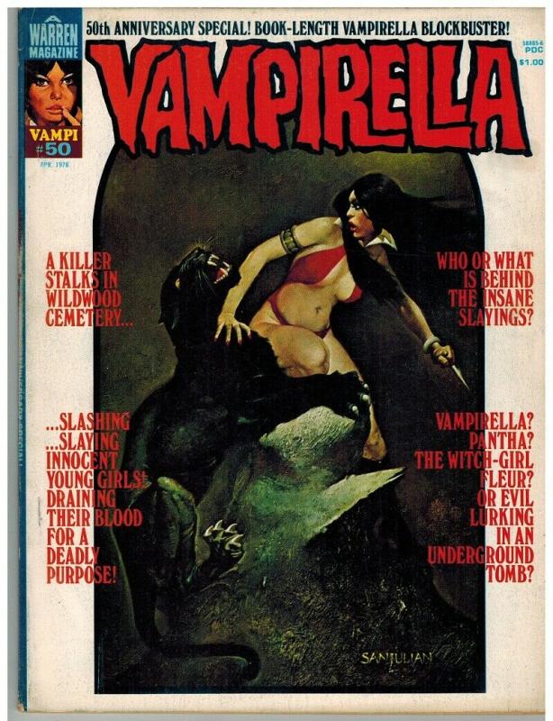 VAMPIRELLA 50 FN- April 1976