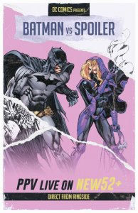 Batman VS. Robin #3  Batman vs. Spoiler Fight Poster Variant Cover (2022)