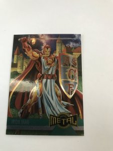 IRON MAN #130 card : Marvel Metal 1995 Fleer Chromium; NM/M X-men, base