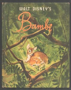 Walt Disney's Bambi  1941-Western Printing-hardback book with color comics-Fe... 