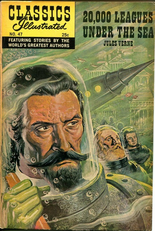 Classics Illustrated #47 1968-Gilberton-20,000 Leagues Under The Sea-HRN 166-FN+