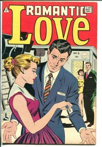 Romantic Love #3 1950's-IW-spicy art-Manny Stallman-FN-
