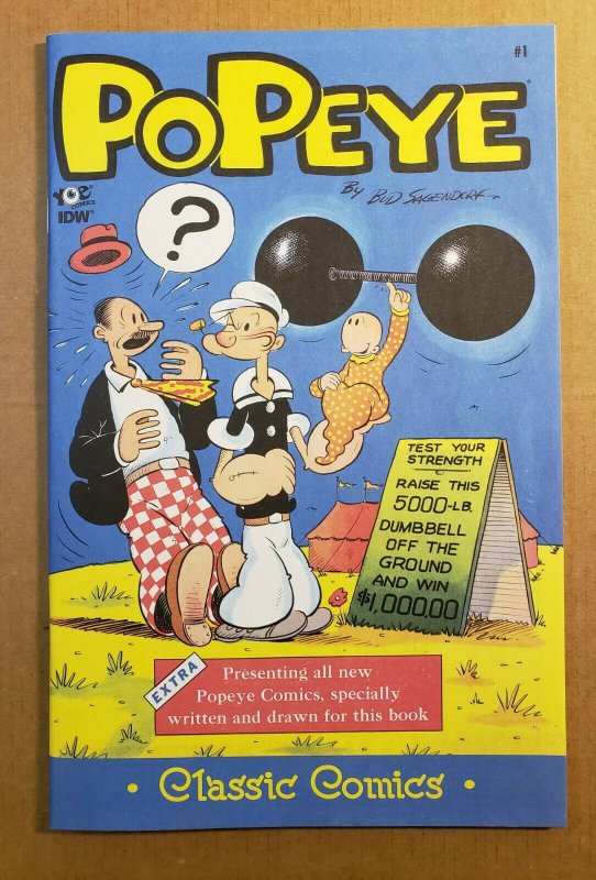 POPEYE CLASSIC COMICS #1 IDW COMICS 2012 NM