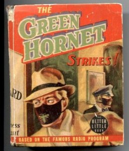 Green Hornet Strikes #1453 1940-Whitman Big Little Book-Fran Striker