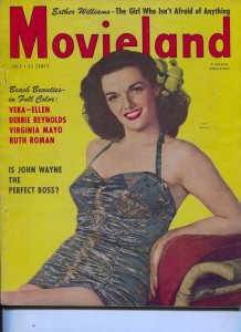 Movieland-Jane Russell-Esther Williams-John Wayne-July-1951