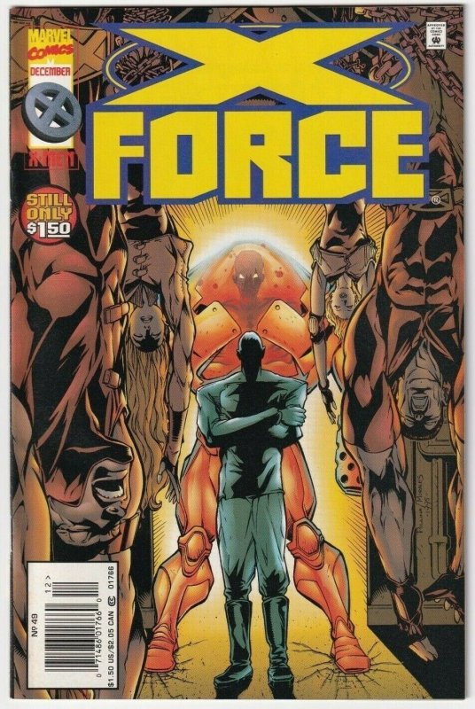 X-Force #49 December 1995 Marvel Comics 