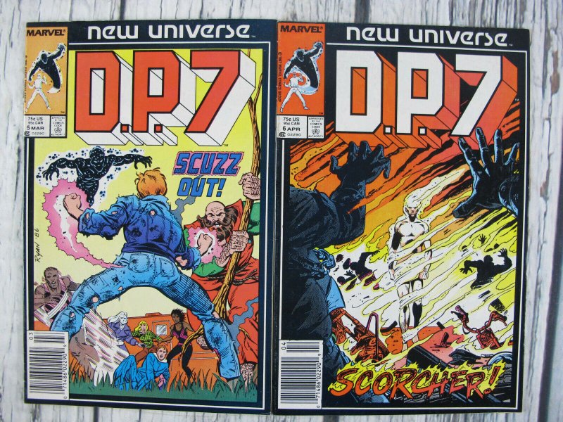 DP 7 New Universe Marvel 1986 Comic Lot #1 2 3 4 5 6 11 12 13 14 15 16 17 18 VF