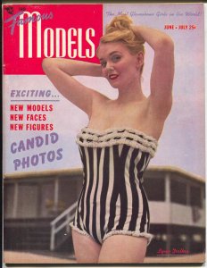 MAG: Famous Models #2 6/1950-Marilyn Monroe-Lynn Dalton-Dorothy Malone-FN