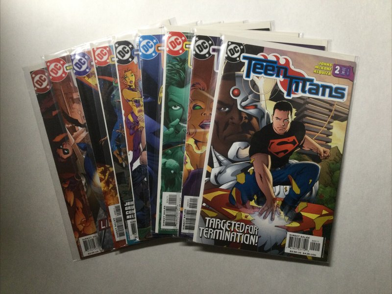 Teen Titans 2 3 4 5 6 7 8 9 10 Lot Run Set Near Mint- Nm- 9.2 Dc Comics