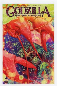 Godzilla: Here There Be Dragons #4 IDW Inaki Frank Tieri Miranda Variant NM