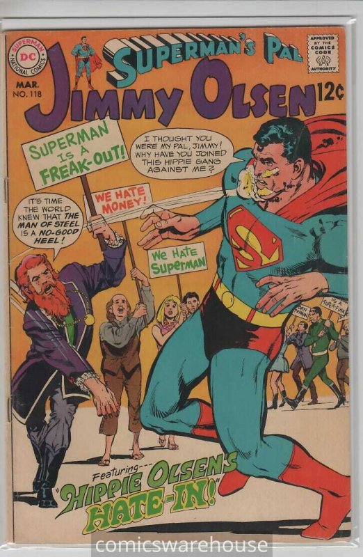 SUPERMAN'S PAL JIMMY OLSEN (1954 DC) #118 FN+ A03516