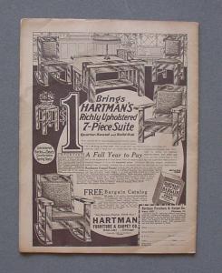 MOVIE WEEKLY Jan 28, .1922.  VERY RARE - HISTORIC - NICE - MOVIE COMIC  VG/FN